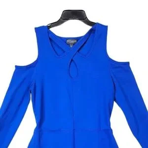 Robe Femme BOLD ELEMENTS - Coupe Cintrée, épaule Froide, Manches Longues - Taille M Neuve